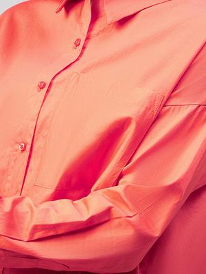 long sleeved solid regular shirt - 18440100 - Standard Image - 6