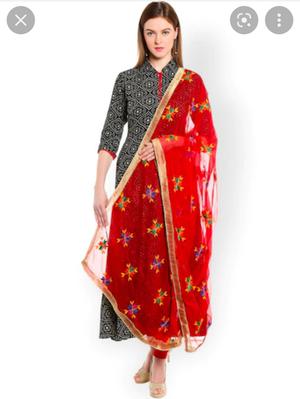women net embroidered dupatta - 18440457 - Standard Image - 2