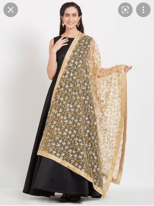 women net embroidered dupatta - 18440459 - Standard Image - 1