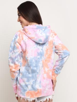 long sleeved tie and die hoodies sweatshirt - 18440652 - Standard Image - 3