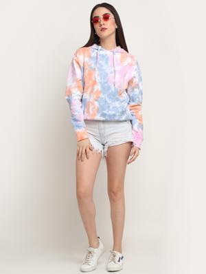 long sleeved tie and die hoodies sweatshirt - 18440652 - Standard Image - 4