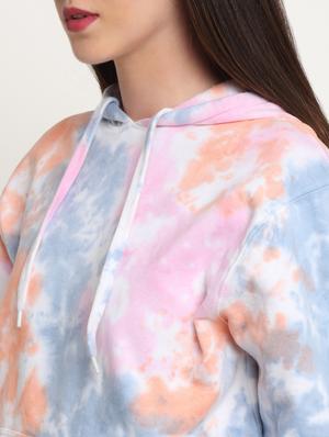 long sleeved tie and die hoodies sweatshirt - 18440652 - Standard Image - 5