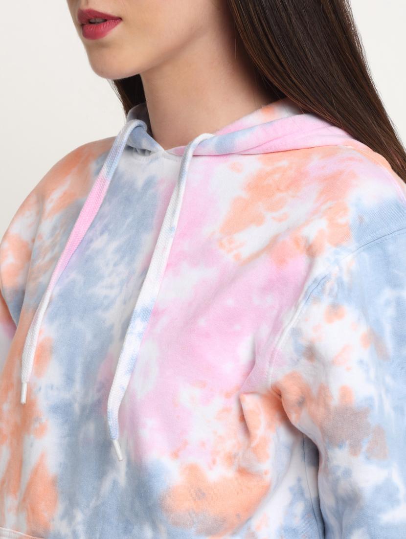 long sleeved tie and die hoodies sweatshirt - 18440652 - Zoom Image - 5