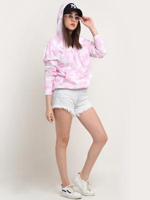 long sleeved tie and die hoodies sweatshirt - 18440653 - Standard Image - 4