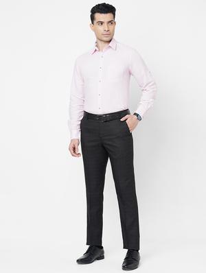 black flat front trousers formal trouser - 18440726 - Standard Image - 4