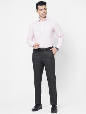 grey flat front trousers formal trouser - 18440727 - Standard Image - 4