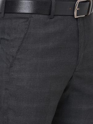 grey flat front trousers formal trouser - 18440727 - Standard Image - 5