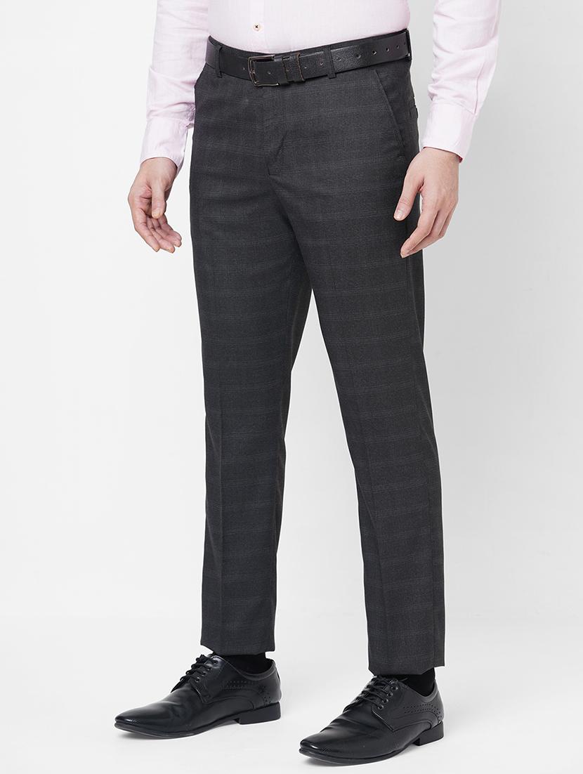 grey flat front trousers formal trouser - 18440727 - Zoom Image - 2