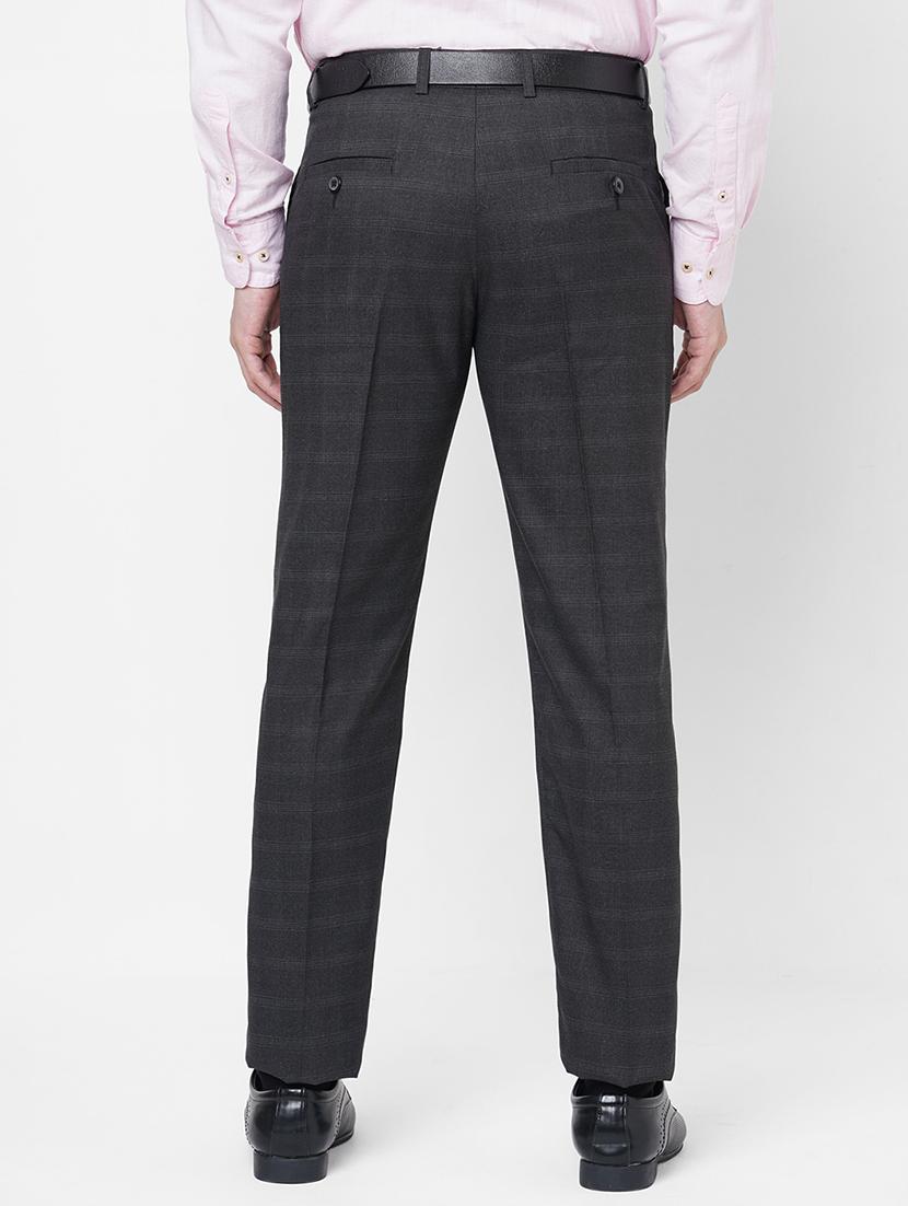 grey flat front trousers formal trouser - 18440727 - Zoom Image - 3