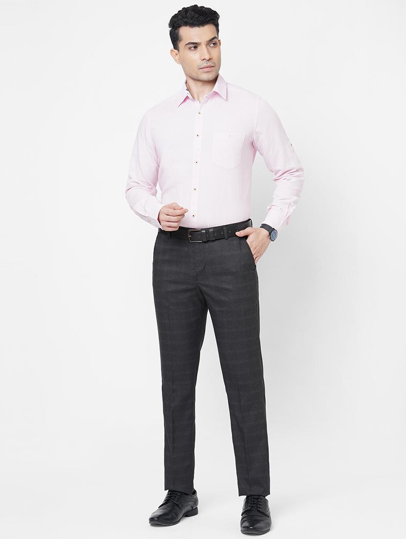 grey flat front trousers formal trouser - 18440727 - Zoom Image - 4