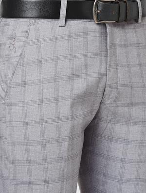 grey flat front trousers formal trouser - 18440729 - Standard Image - 5