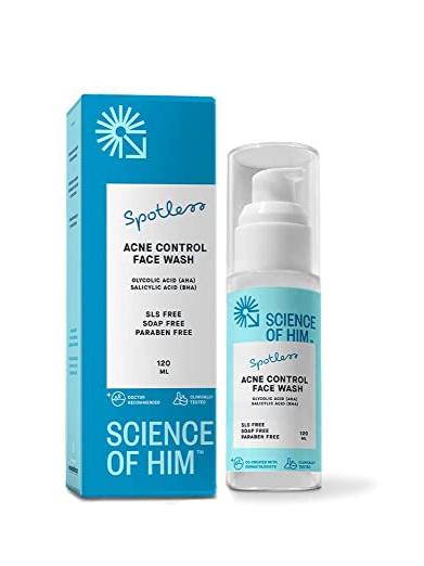 science of him anti acne face - 18440730 - Standard Image - 1