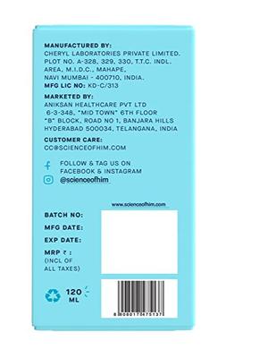 science of him anti acne face - 18440730 - Standard Image - 2