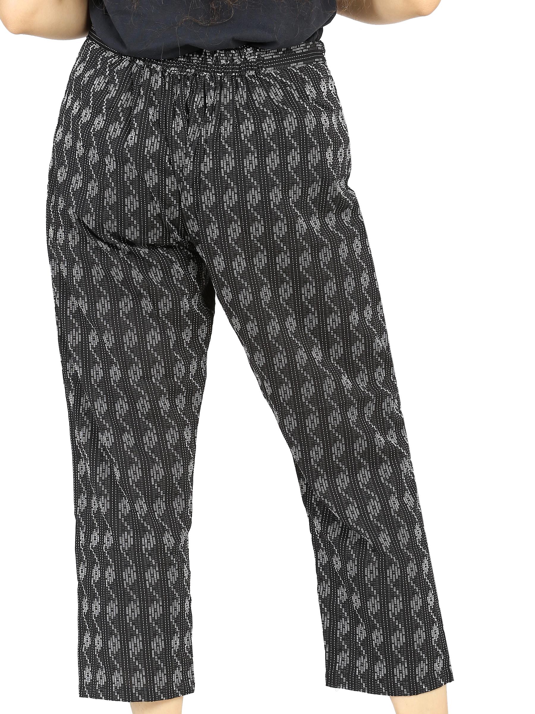 pure cotton women slim fit trouser - 18441722 - Zoom Image - 4