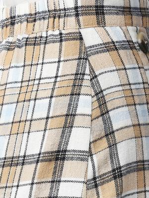 high rise checkered pencil skirt - 18441734 - Standard Image - 5