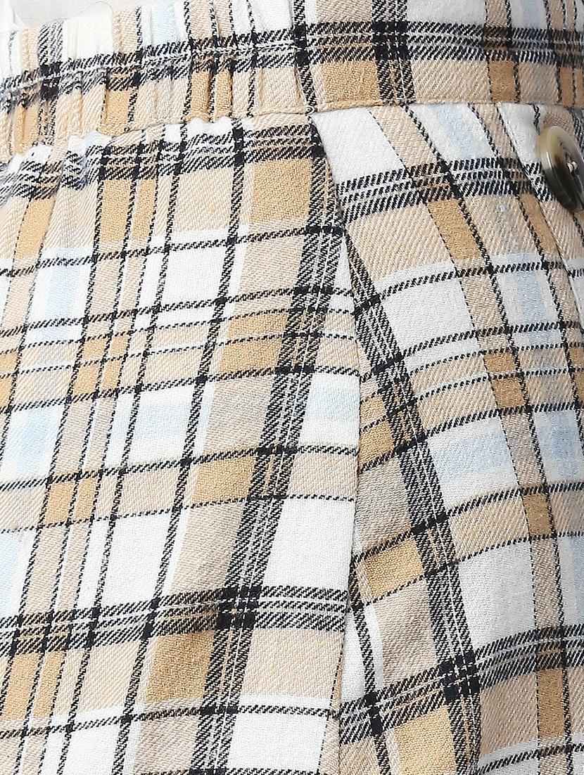 high rise checkered pencil skirt - 18441734 - Zoom Image - 5