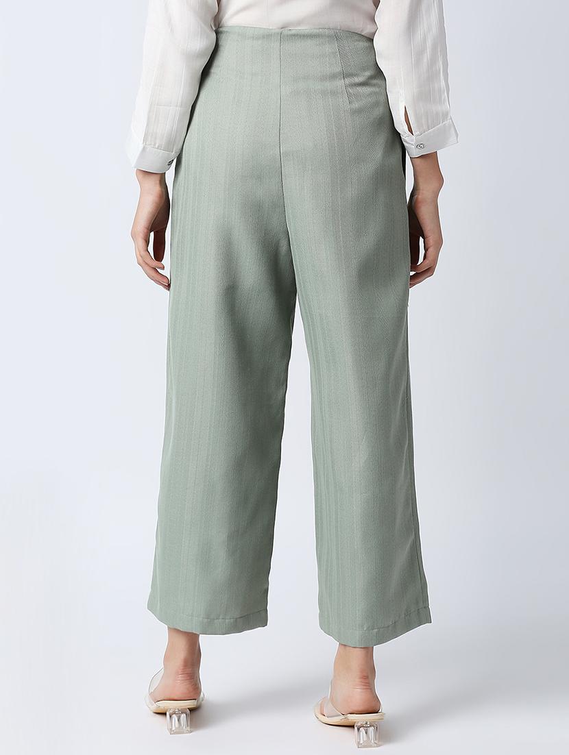 high rise pleated trouser - 18441742 - Zoom Image - 3