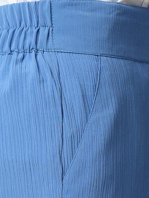 high rise solid flat front trouser - 18441746 - Standard Image - 5