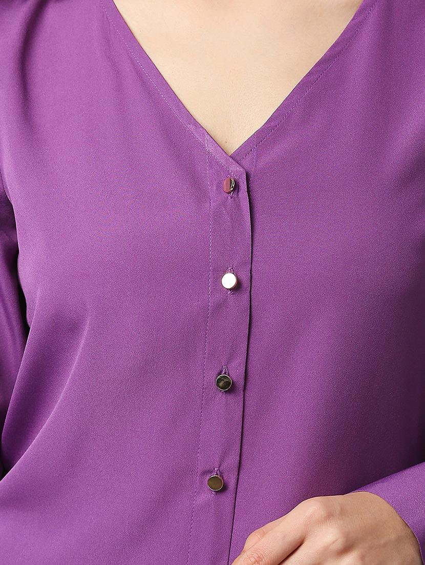 bishop sleeved solid shirt - 18441777 - Zoom Image - 5