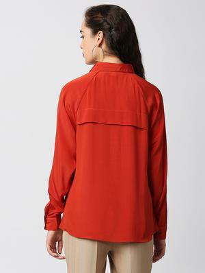 concealed placket self design shirt - 18441781 - Standard Image - 3