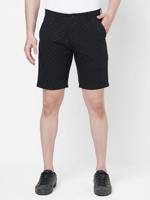 black printed short - 18441923 - Standard Image - 1