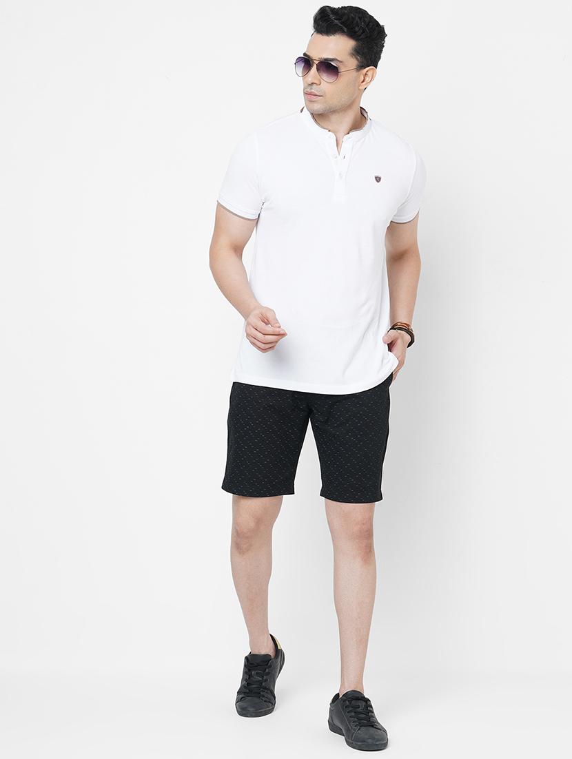 black printed short - 18441923 - Zoom Image - 4