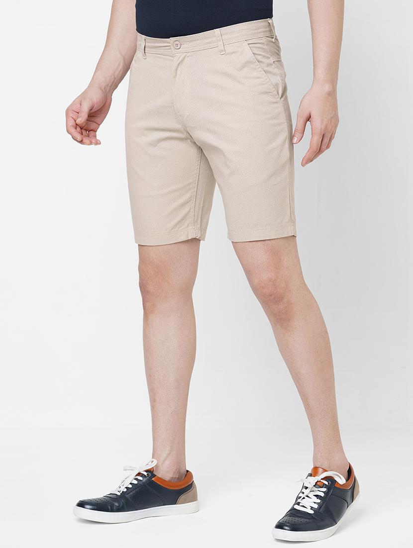 beige solid short - 18441924 - Zoom Image - 2