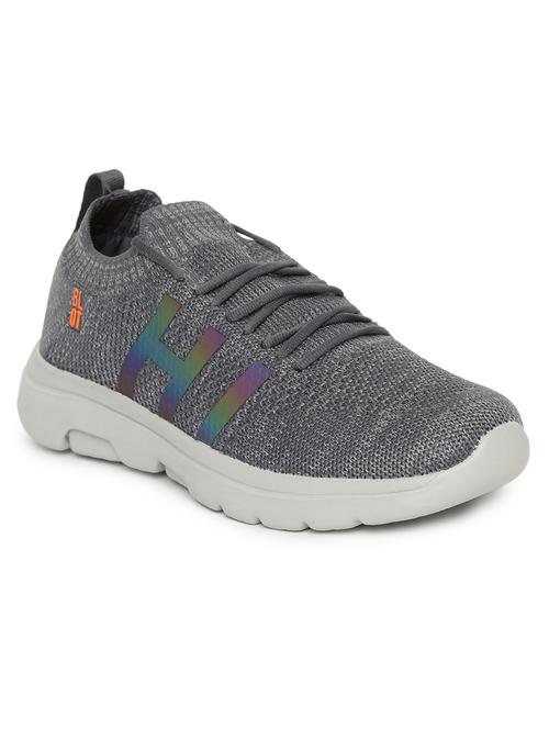 men grey lace up sport shoe - 18442181 - Standard Image - 1