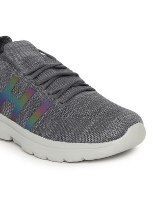 men grey lace up sport shoe - 18442181 - Standard Image - 4