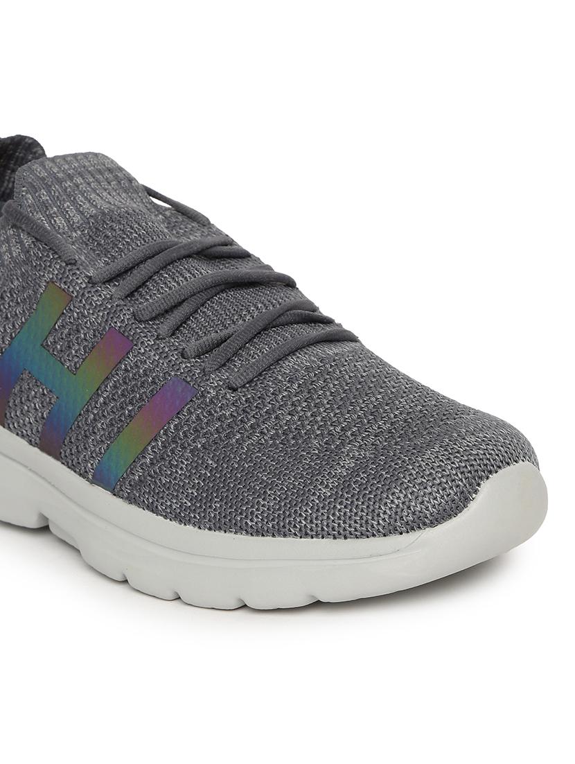 men grey lace up sport shoe - 18442181 - Zoom Image - 4