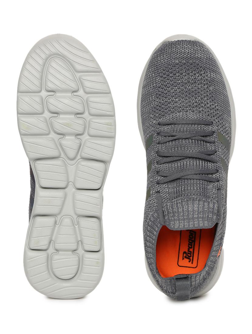 men grey lace up sport shoe - 18442181 - Zoom Image - 5