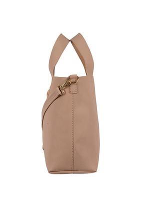 pink solid regular handbag - 18443333 - Standard Image - 5
