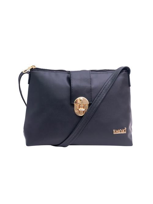 navy blue solid regular sling bag - 18443351 - Standard Image - 1