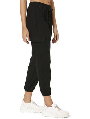 low rise solid cargos trouser - 18444137 - Standard Image - 3