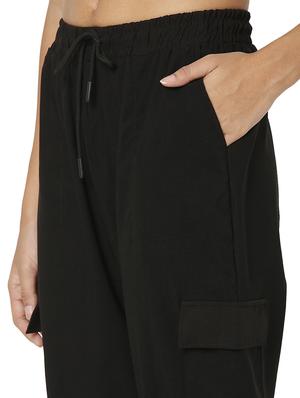low rise solid cargos trouser - 18444137 - Standard Image - 6