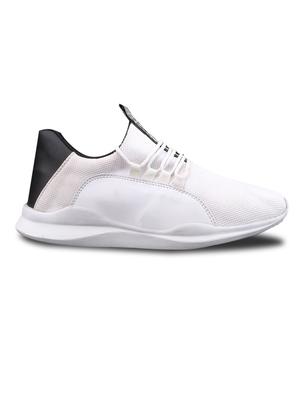 men white lace up sport shoe - 18444233 - Standard Image - 4