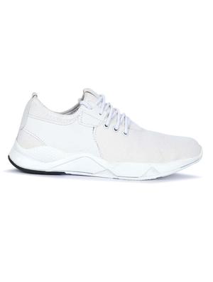 men white lace up sport shoe - 18444236 - Standard Image - 3