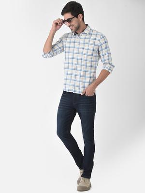 navy blue light washed denim jean - 18444246 - Standard Image - 4