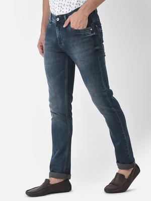blue light washed denim jean - 18444249 - Standard Image - 2
