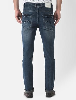 blue light washed denim jean - 18444249 - Standard Image - 3