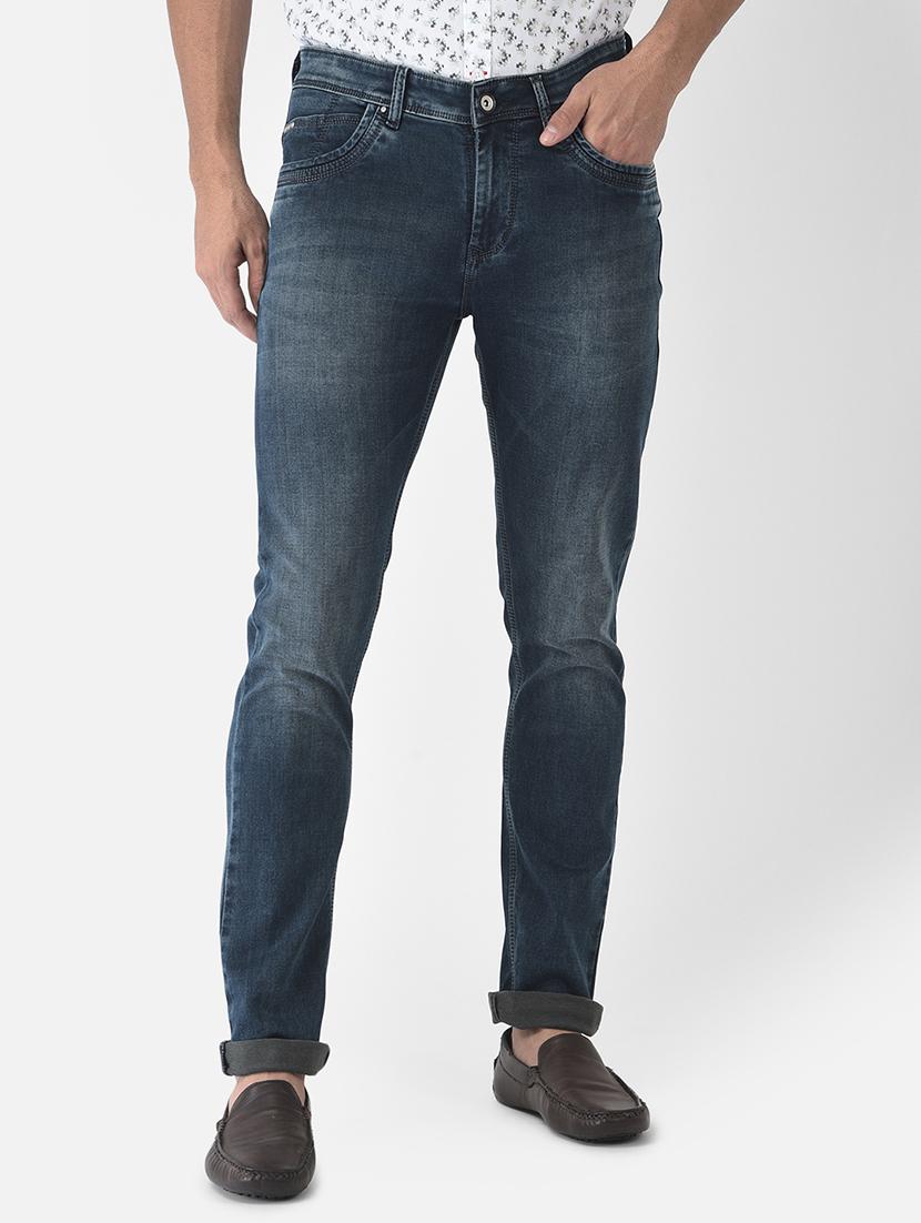 blue light washed denim jean - 18444249 - Zoom Image - 1