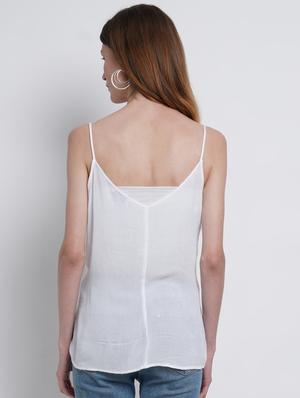 lace detailed solid regular top - 18444269 - Standard Image - 3