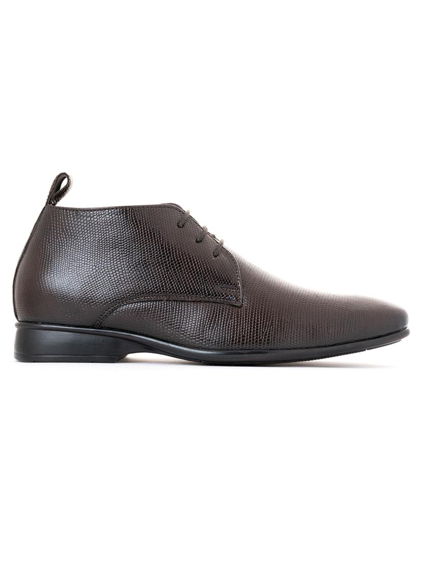 brown textured ankle boots - 18444465 - Zoom Image - 2