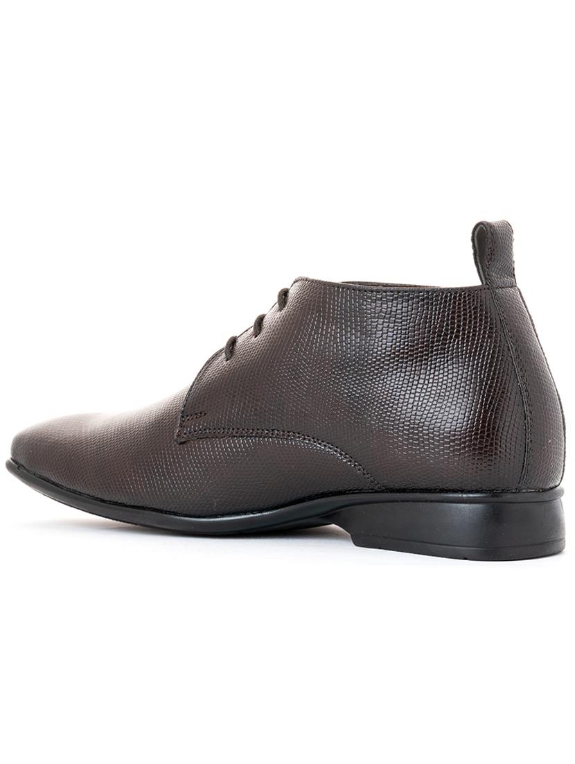 brown textured ankle boots - 18444465 - Zoom Image - 3