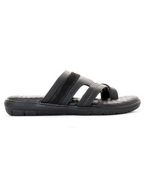 black slip on sandal - 18444550 - Standard Image - 2