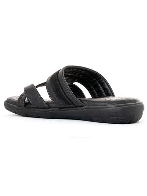 black slip on sandal - 18444550 - Standard Image - 3