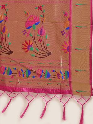 self design paithani saree with blouse - 18444597 - Standard Image - 4