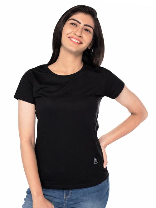 short sleeved solid tee - 18444643 - Very Small Image - 1
