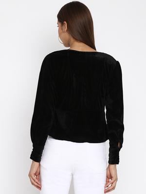 square neck solid regular top - 18444878 - Standard Image - 4