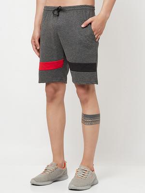 grey stripes mid rise short - 18445275 - Standard Image - 2